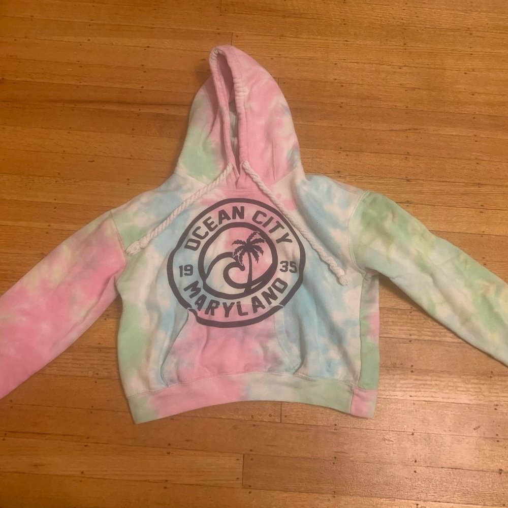 Tie Dye Ocean City Maryland Hoodie